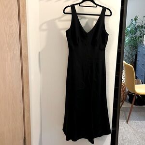 Jackie K 100% silk cocktail dress black size 9/10